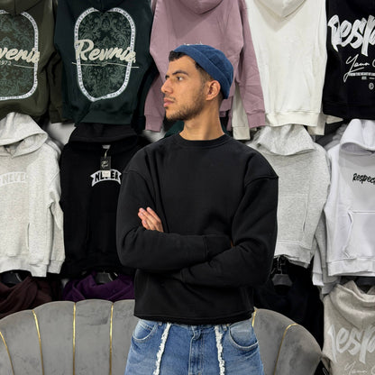 OVERSIZED SWEATSHIRT - BLACK