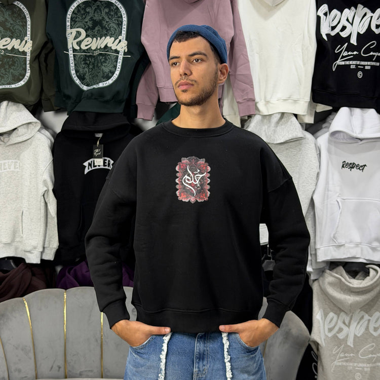 7OLM — SWEATSHIRT BLACK