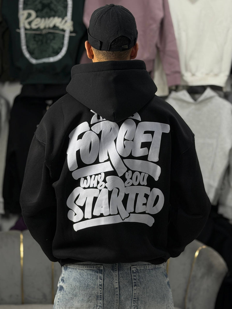 HOODIE NEVER SCP - BLACK