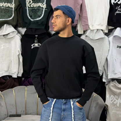 OVERSIZED SWEATSHIRT - BLACK