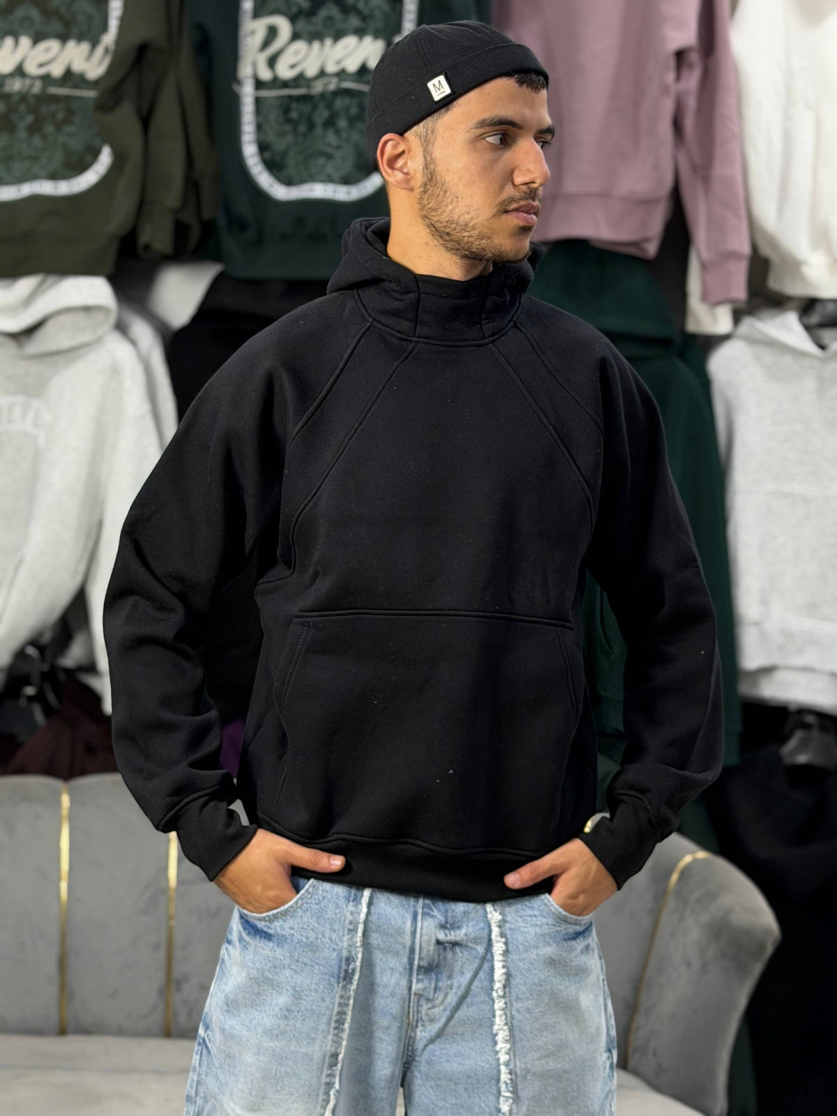 OVERSIZED BYLER HOODIE – BLACK