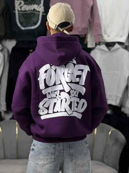 HOODIE NEVER SCP - MAUVE