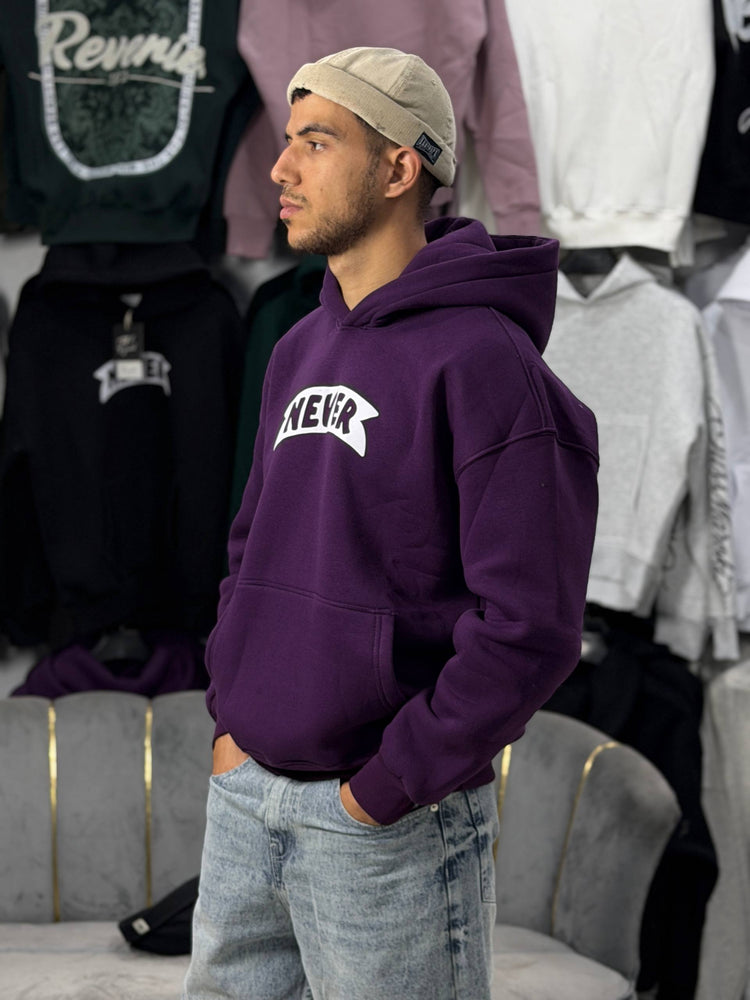 HOODIE NEVER SCP - MAUVE