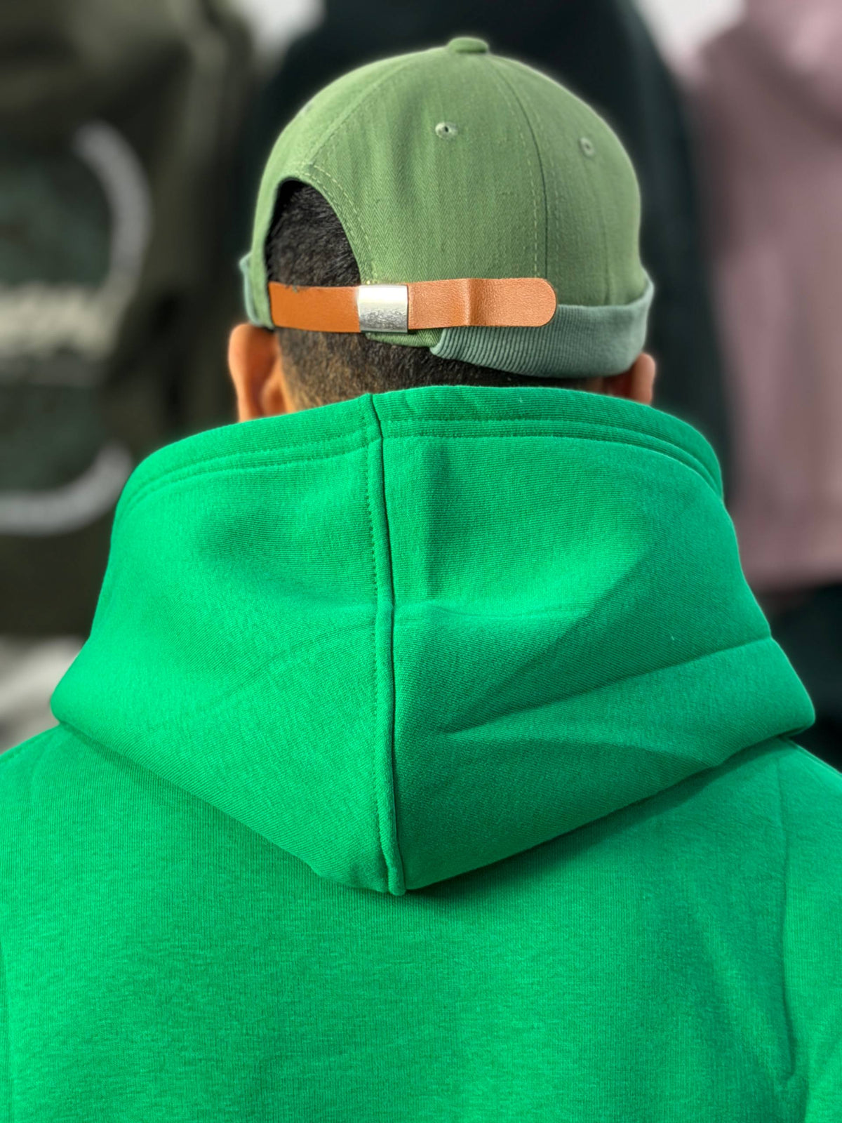 OVERSIZED BASIC HOODIE – BRIGHT GREEN