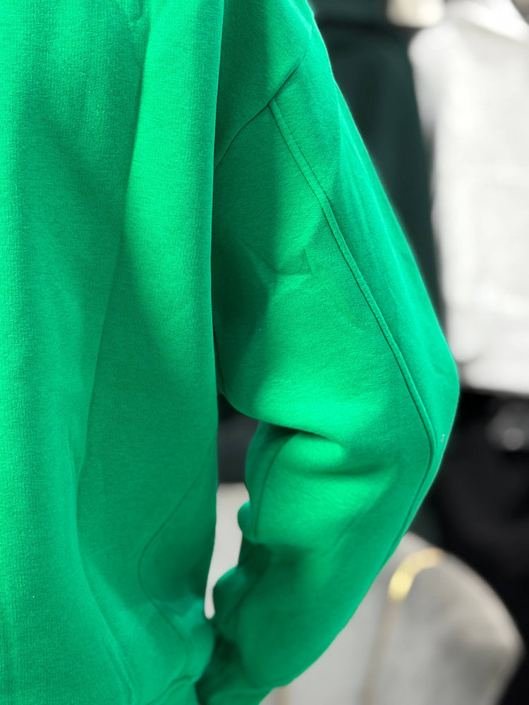 OVERSIZED BASIC HOODIE – BRIGHT GREEN