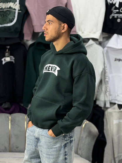 HOODIE NEVER SCP - GREEN