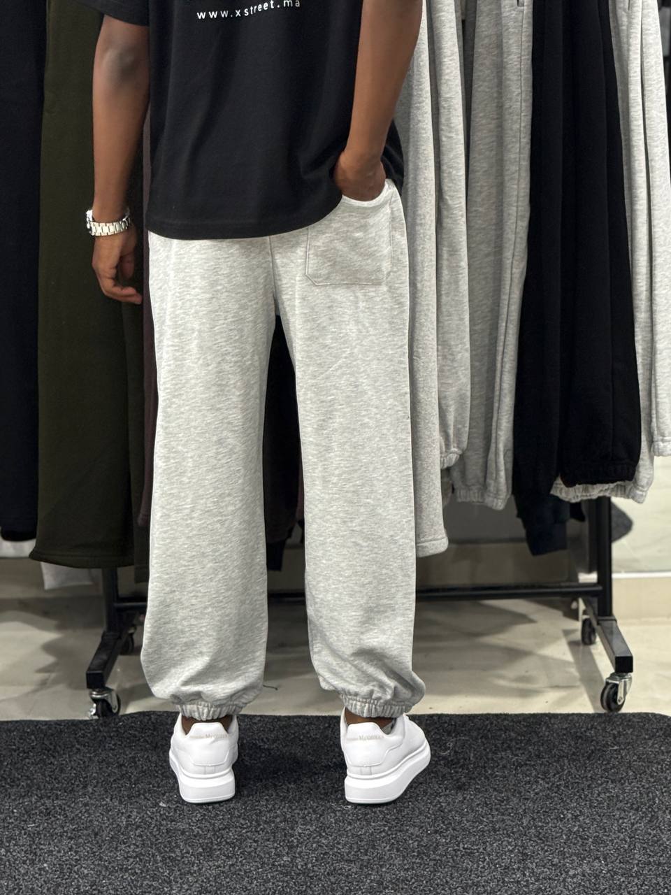Oversized Sample Jogger - GREY