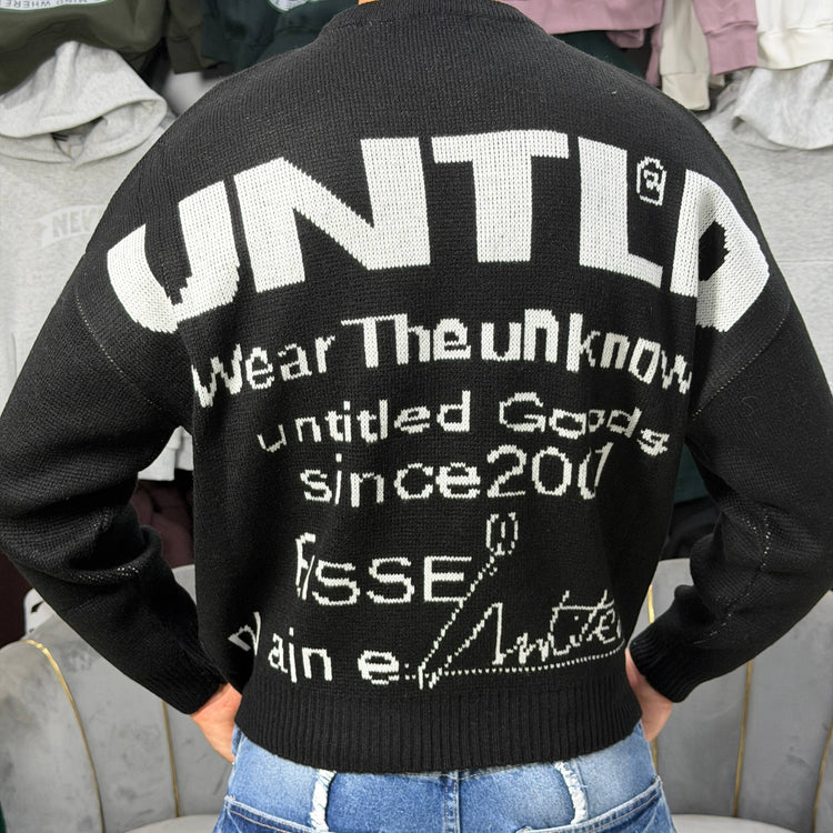 Sweatshirt UNTITLEDGOODS - BLACK