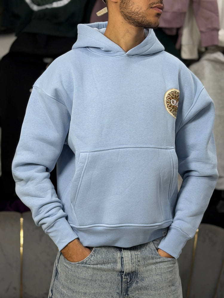HOODIES OM BLUE(Copy)