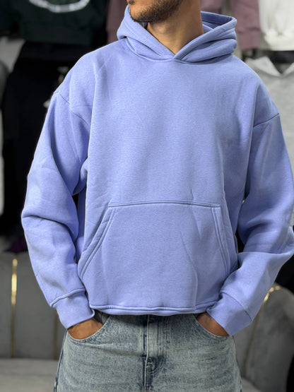 OVERSIZED BASIC HOODIE – PURPLE