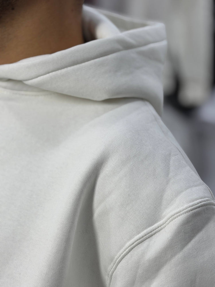 OVERSIZED BASIC HOODIE – WHITE