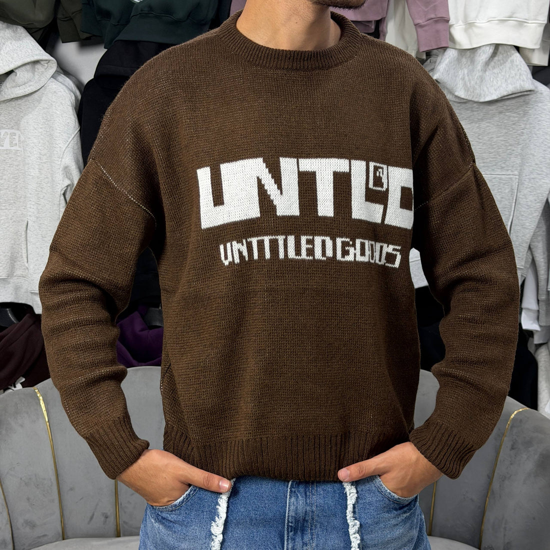 Sweatshirt UNTITLEDGOODS - BROWN
