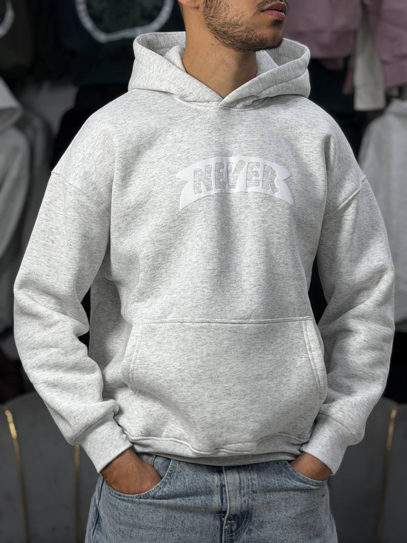 HOODIE NEVER SCP - GRAY