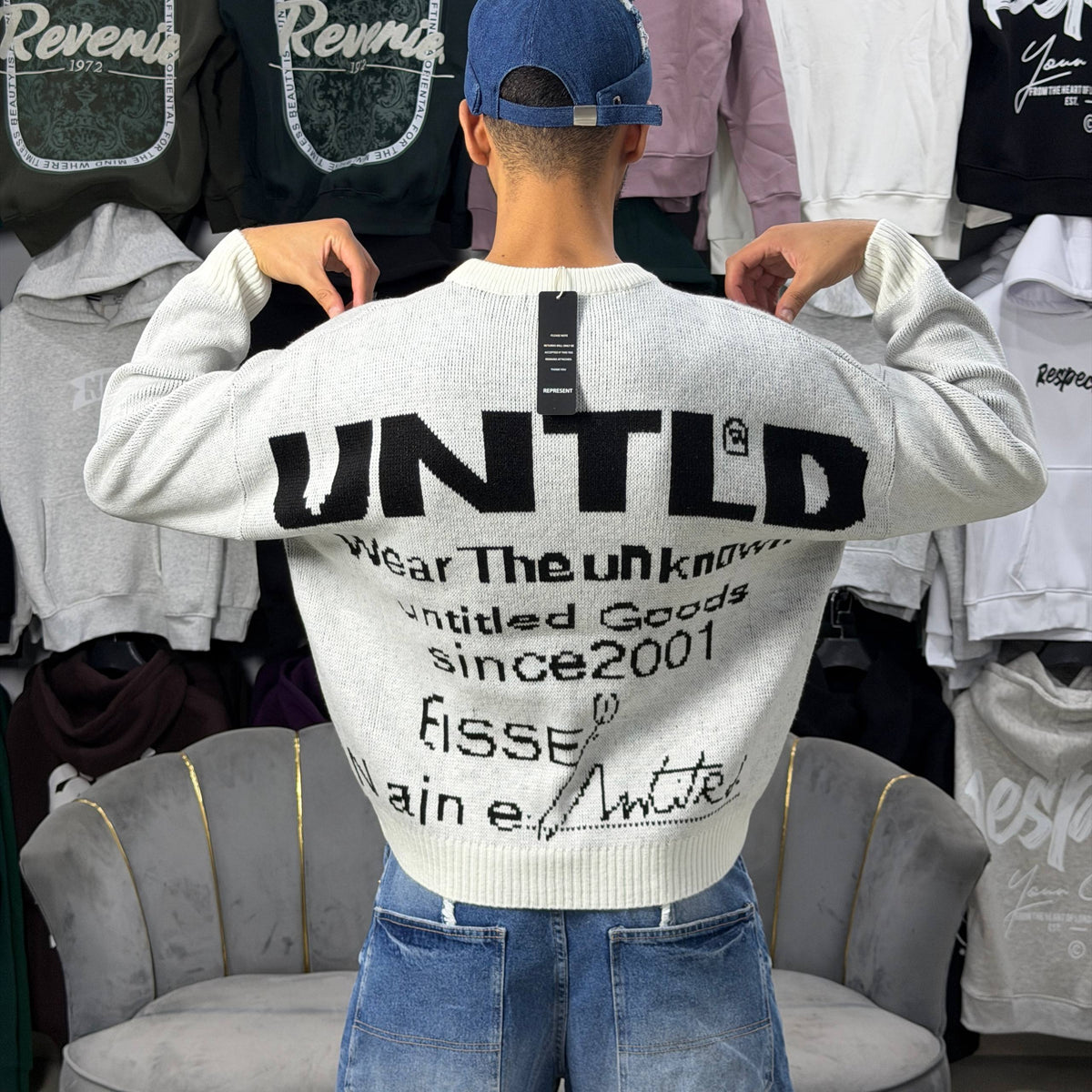 Sweatshirt UNTITLEDGOODS - WHITE