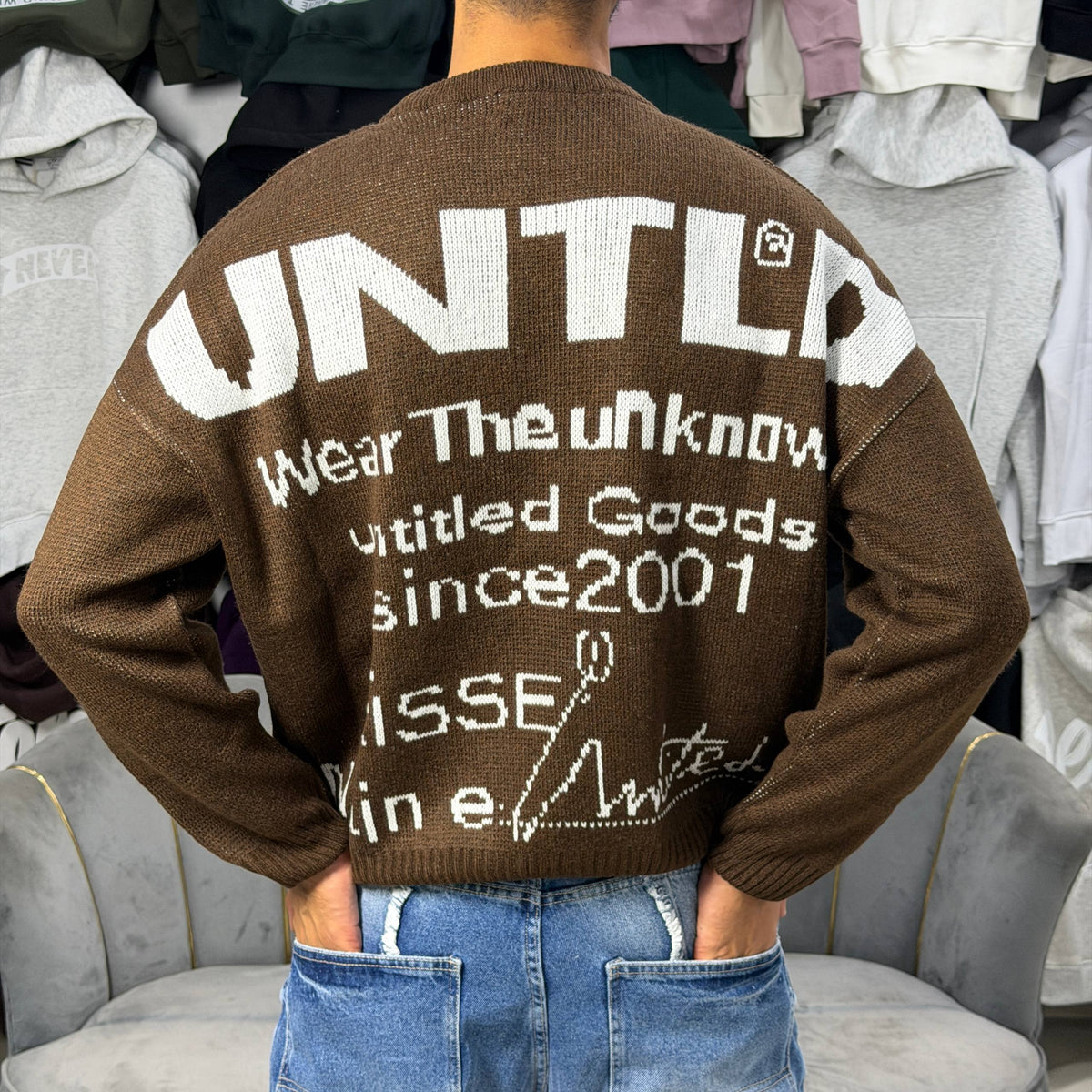 Sweatshirt UNTITLEDGOODS - BROWN