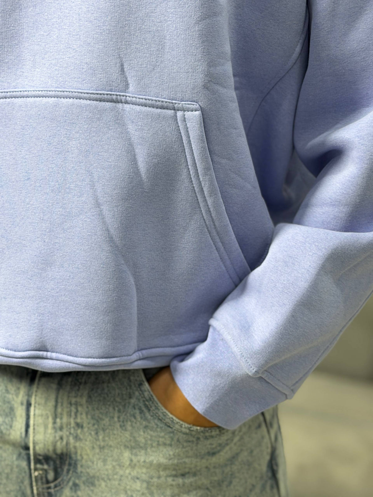 OVERSIZED BASIC HOODIE – PURPLE
