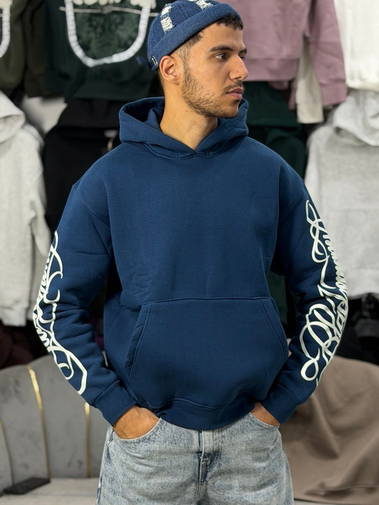 Hoodie Shadow Hands Blue