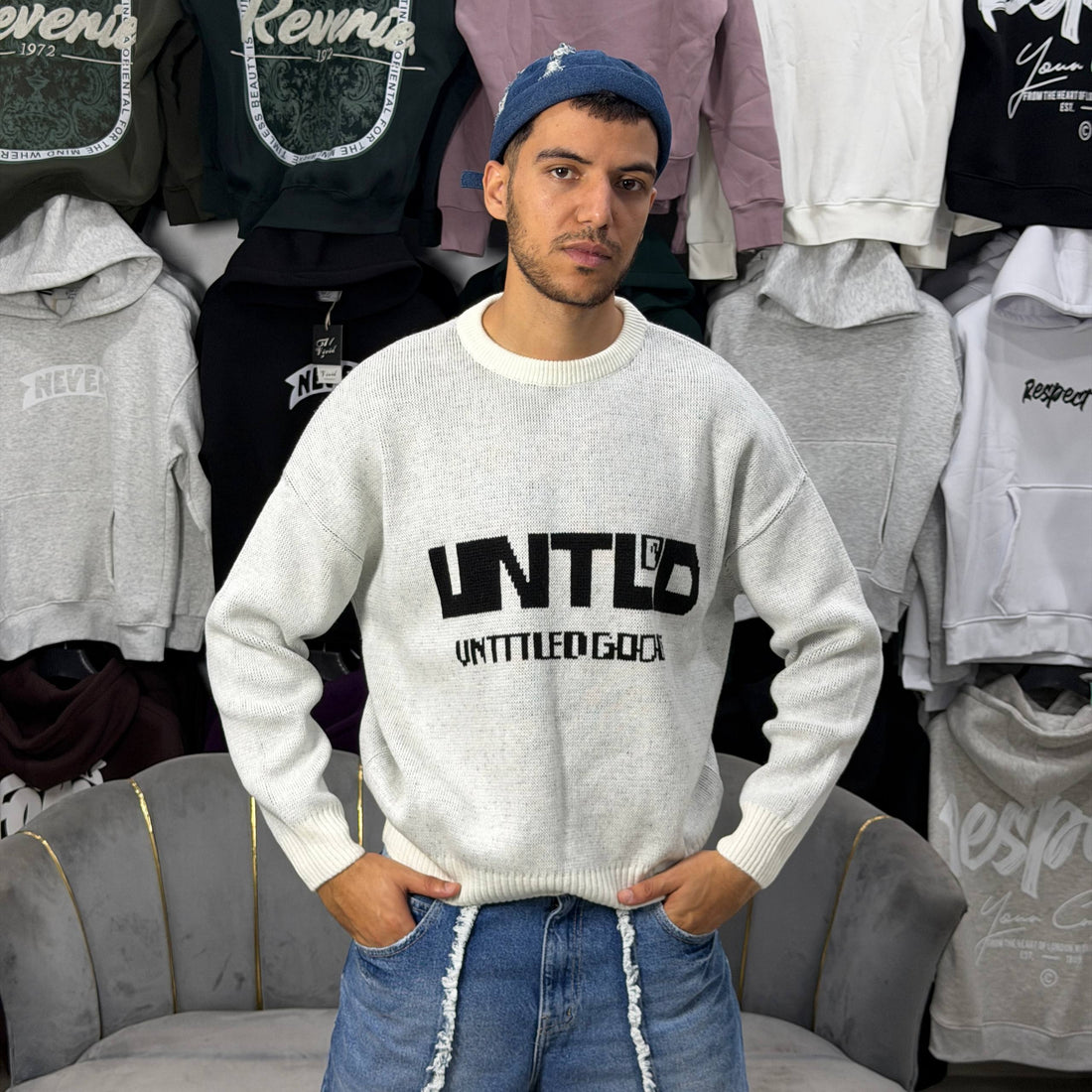 Sweatshirt UNTITLEDGOODS - WHITE