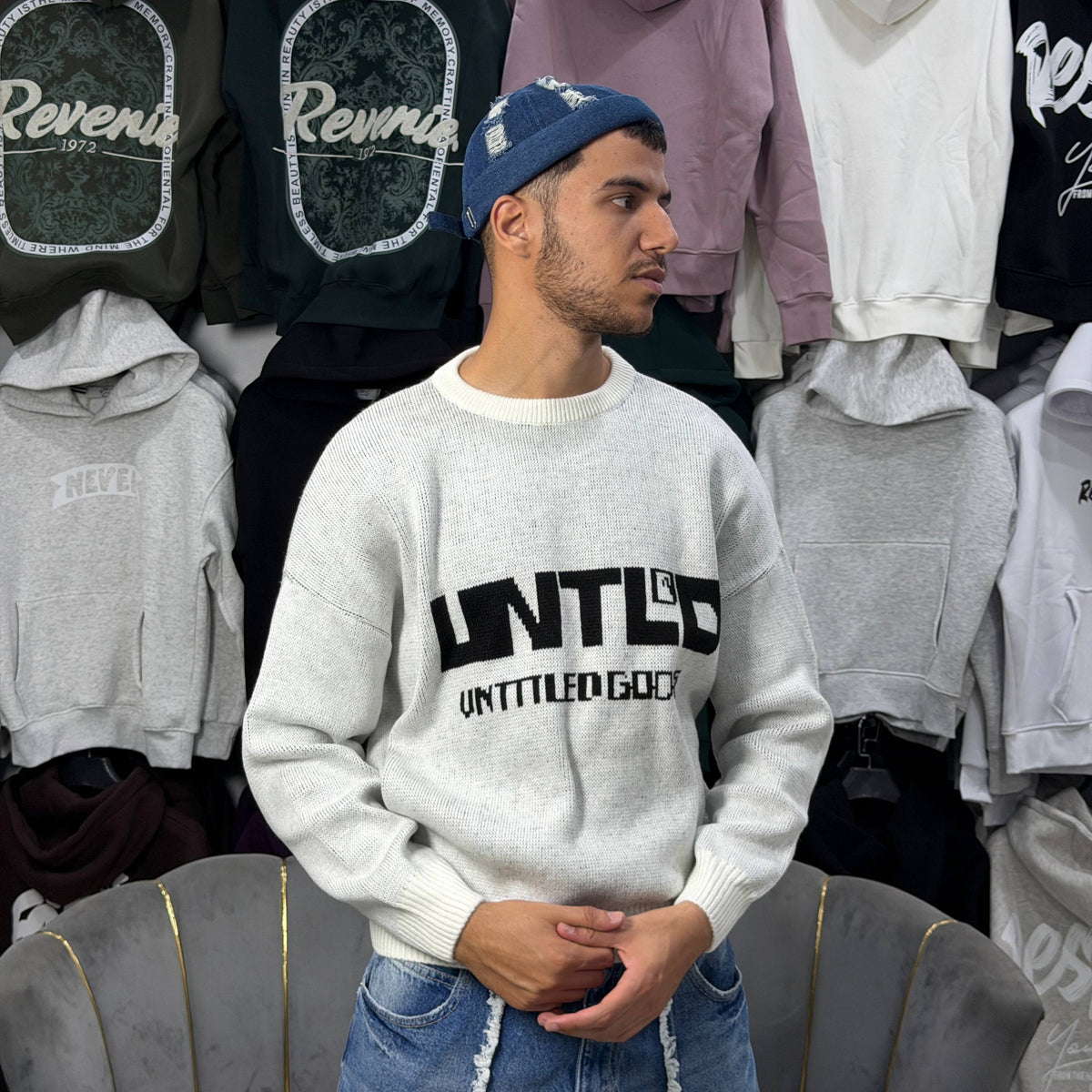 Sweatshirt UNTITLEDGOODS - WHITE