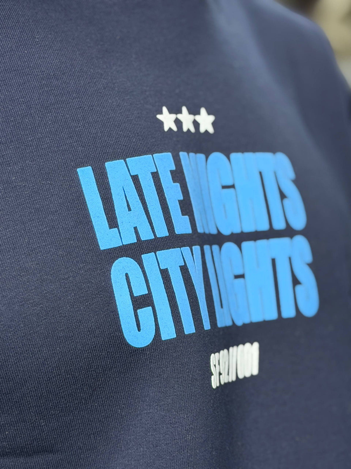 NEVER SLEEP HOODIE - BLUE