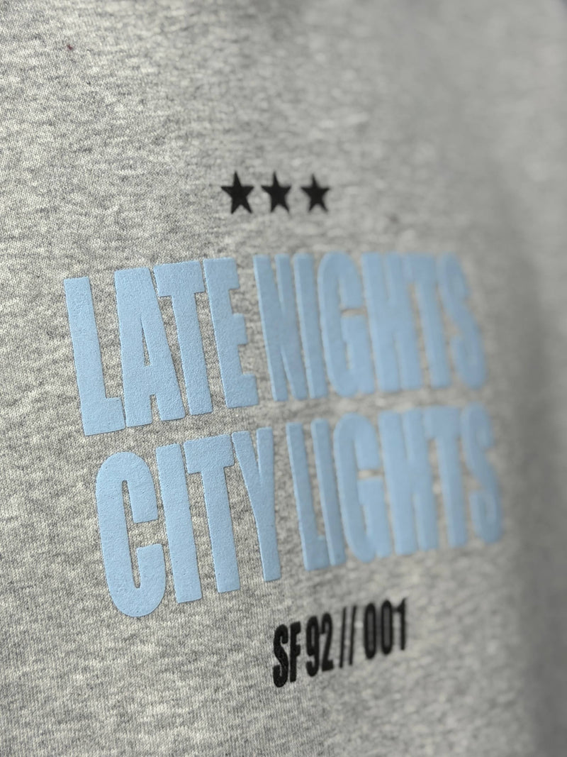 NEVER SLEEP HOODIE - GRAY