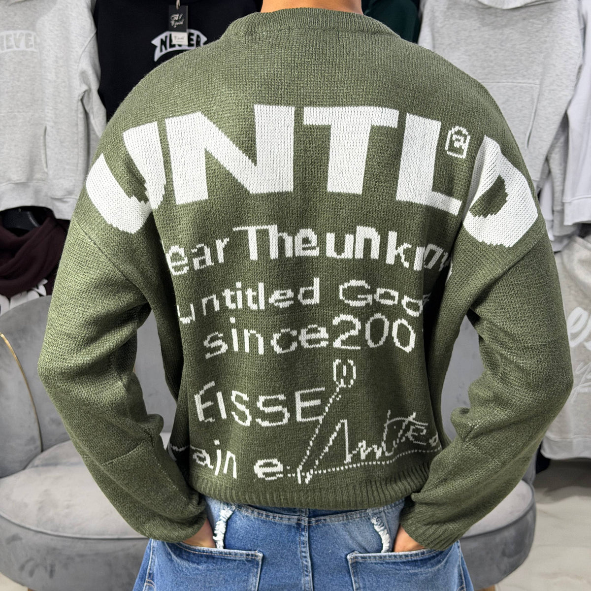 Sweatshirt UNTITLEDGOODS - OLIVE