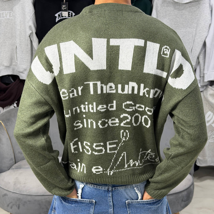 Sweatshirt UNTITLEDGOODS - OLIVE