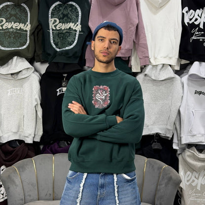 7OLM — SWEATSHIRT GREEN