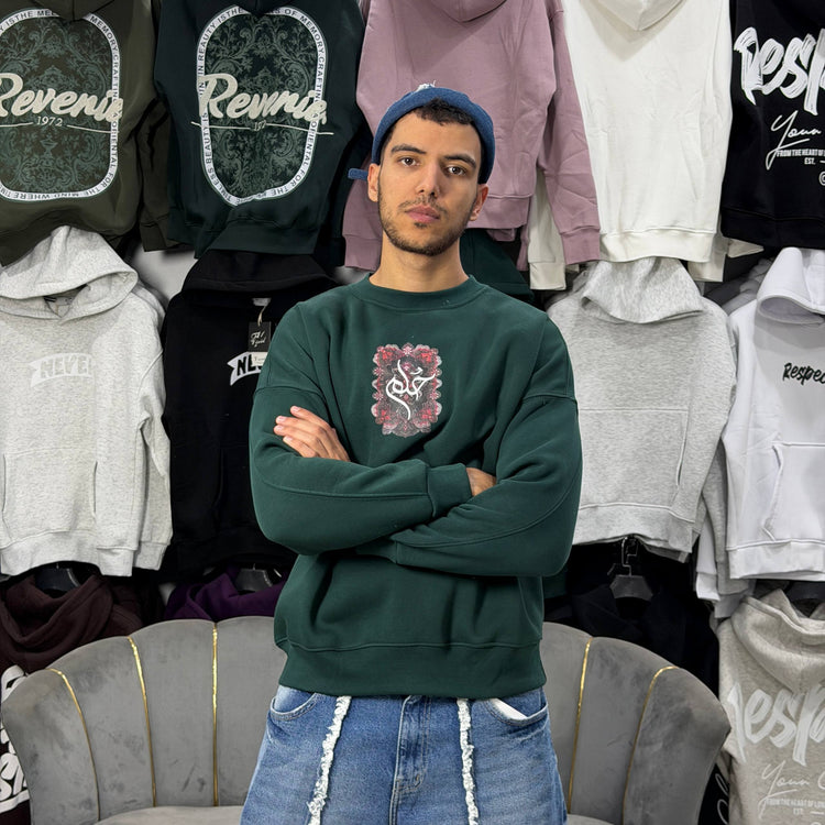 7OLM — SWEATSHIRT GREEN