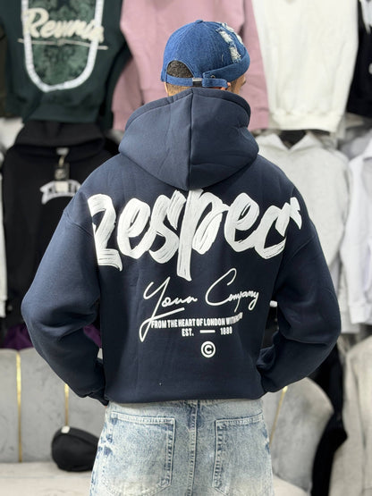 HOODIE RESPECT - BLUE