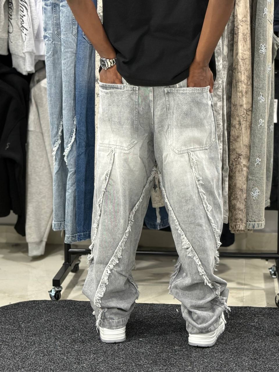 SUPERBAGGY JEANS VMJ23 - GRAY