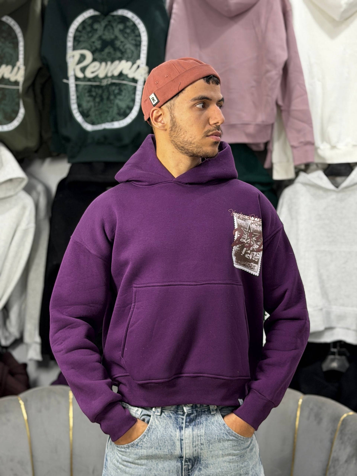 HOODIE 212/MAROC - PURPLE
