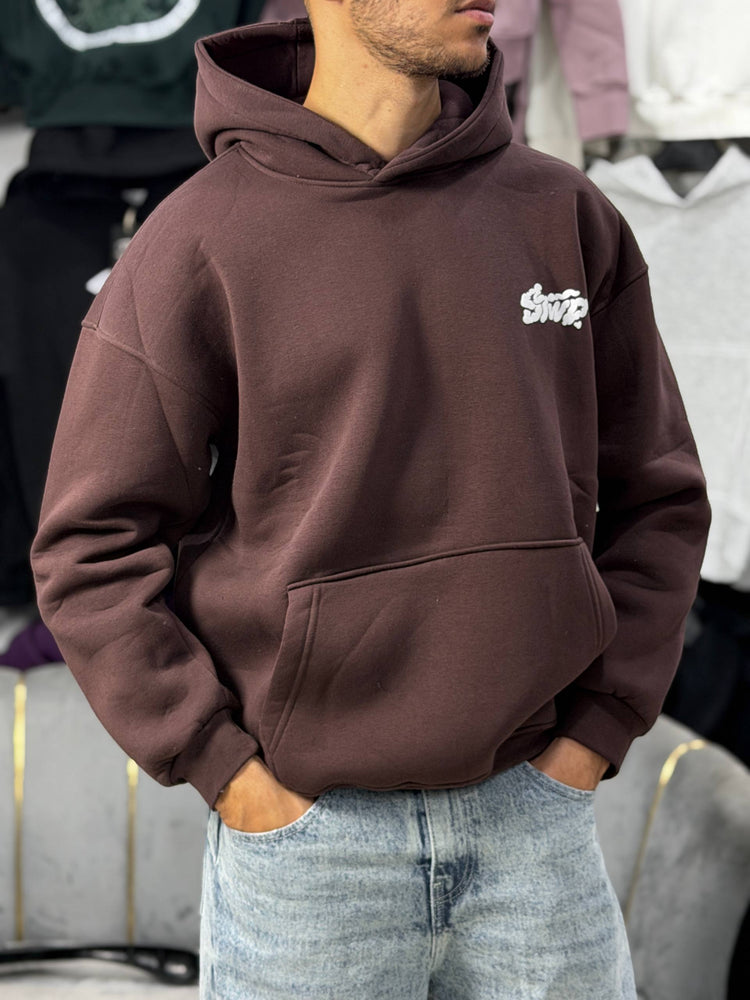 HOODIE STWD SMOKY - BROWN