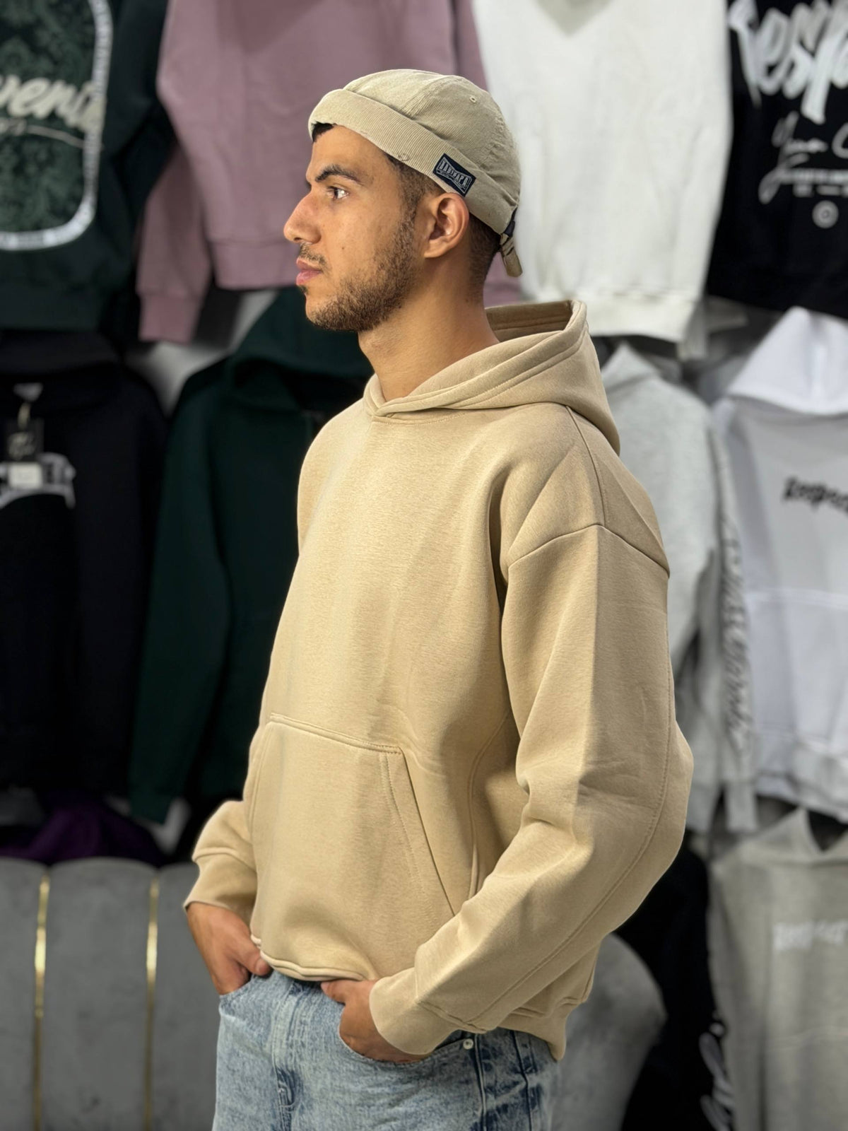 OVERSIZED BASIC HOODIE – BIKER
