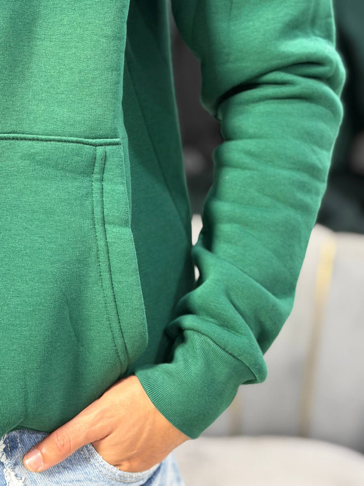 OVERSIZED BASIC HOODIE – GREEN