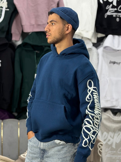 Hoodie Shadow Hands Blue