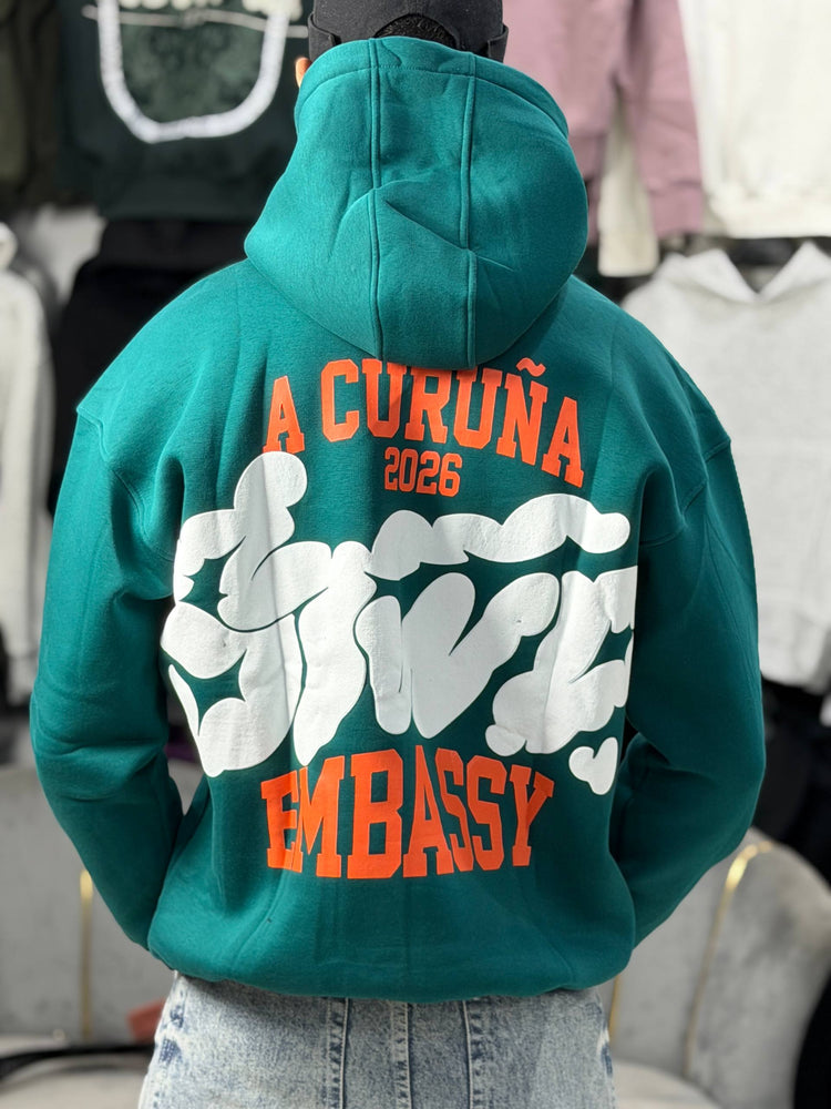 HOODIE STWD SMOKY - BLUE