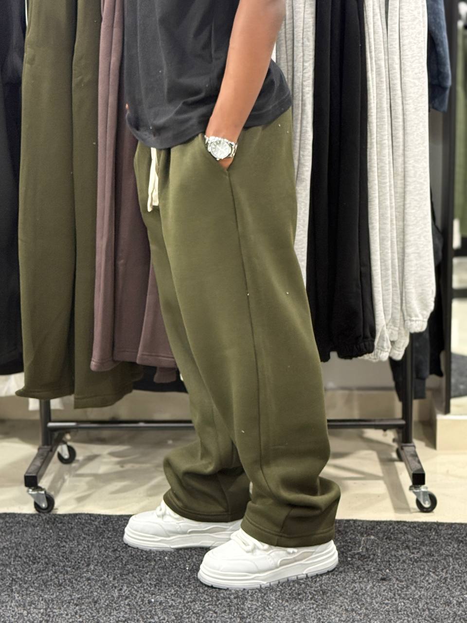 Pant BAGGY CTT  BASIC DS1 - OLIVE