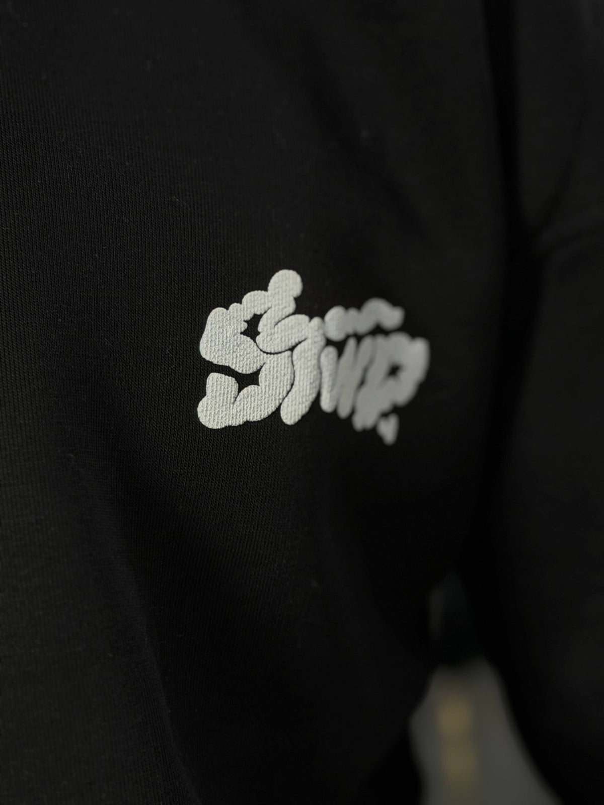 HOODIE STWD SMOKY - BLACK